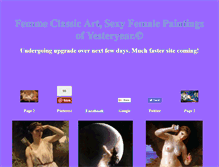Tablet Screenshot of femme-classic-art.com